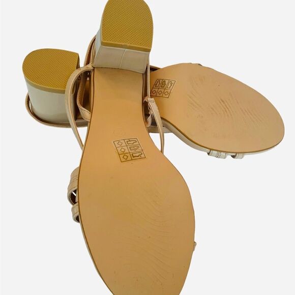 ALLEGRA K STRAPPY SANDALS WITH 2-1/2” BLOCK HEEL, Sz 10 - Picture 7 of 7